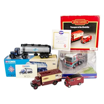 Corgi Scammell Tanker British Railways Truckfest 1:50 Scale Diecast Truck 3P Lot - Image 1 of 4