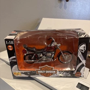 Maisto 1:18 Harley Davidson Motorcycle FXDWG Dyna Wing Glide Series 2  1998 - Picture 1 of 8