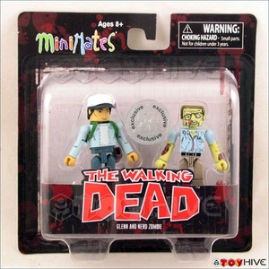 The Walking Dead Minimates figures Glenn Nerd Zombie Toys R Us exclusive - Picture 1 of 2