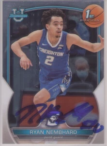 Ryan Nembhard Signed Autographed 2022 Bowman Chrome University Chrome #96 - Picture 1 of 1