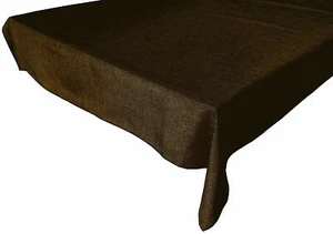 lovemyfabric Faux Burlap Style Polyester Woven Tablecloth, Premium Burlap Look - Picture 1 of 25