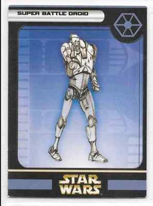 2004 Star Wars Miniatures Super Battle Droid A Stat Card Only Swm Mini - Picture 1 of 2