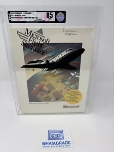 1991 Microsoft Flight Simulator 3.5" Floppy IBM PC VERSION 4.0 ๐ Graded VGA 85 - Picture 1 of 10