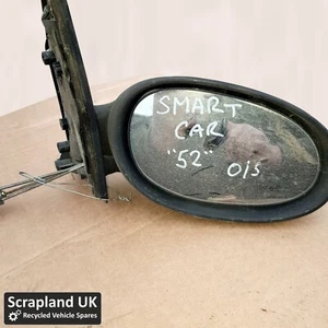 Espejo de ala manual SMART FORTWO C450 2002 conductor negro 0011178 - Imagen 1 de 2