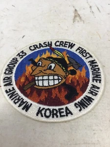 Patch MAG 33 CRASH CREW FIRST M.A.W. KOREA - Picture 1 of 2