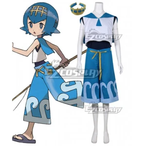 Disfraz Juegos con disfraces Pocket Monsters Sol y Luna Trial Capitana Lana Suiren E001 - Imagen 1 de 11