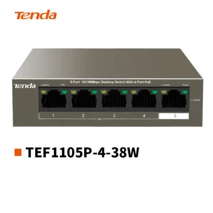 TEF1105P-4 38W 5-port 100M Network Switches PoE power supply switch network - Picture 1 of 5