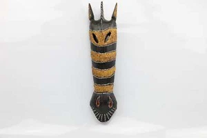 Giraffe African Mask, African Tribal Mask, Wooden Mask, African Wall Art, Tribal - Picture 1 of 10