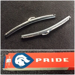 CLASSIC MINI WIPER BLADE STAINLESS STEEL 10" PAIR GWB219 x2 AUSTIN PRIDE 3S9 - Picture 1 of 1