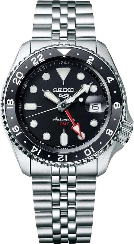 Seiko 5 Sports Men's Black Watch - SSK001K1