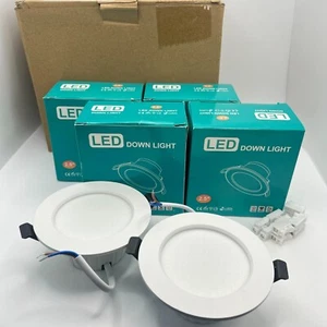 LED Recessed Downlight 2.5 inch 5W 6500k Cool White Non Dim Pack of 6 - Picture 1 of 4