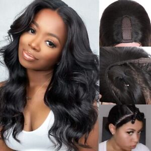 UNice Body Wave U Part Human Hair Wigs for Black Women Glueless Wear and Go Wigs