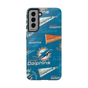 Miami Dolphins Tough Phone Cases | NFL Fan Accessories, Gift for Sports Lovers, - Picture 1 of 108