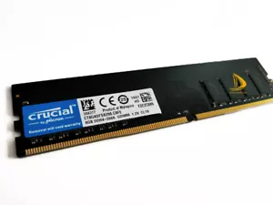 Crucial 8GB 1RX8 PC4-2666V DDR4 21300Mhz 288Pin UDIMM Desktop Memory RAM CL19" - Picture 1 of 4