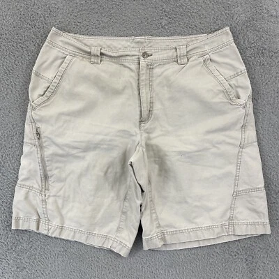 Columbia Titanium Shorts Men's 38 Grt Beige Chinos Hiking Pocket Outdoor Cotton - Image 1 of 4