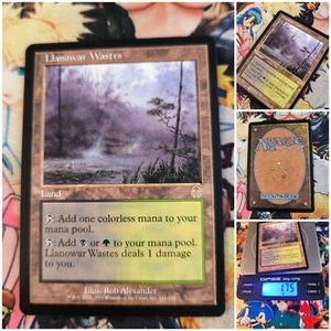 MTG Llanowar Wastes 🇬🇧 Nm Magic the Gathering Apokalypse 2001 Rare Art Land Og - Bild 1 von 5