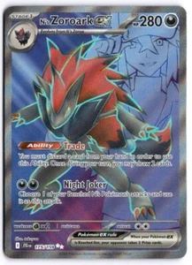 POKEMON N's Zoroark ex 175/159 Sv09: Journey Together Holo - Picture 1 of 2