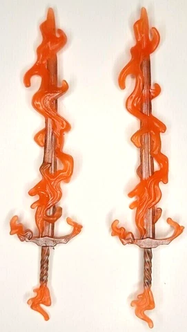 DC Multiverse Wonder Woman BAF Ares Flaming Swords 6" scale action figure BATMAN Cover