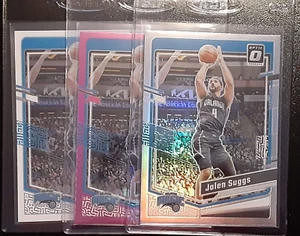 2023-24 Donruss Optic Jalen Suggs x3 Card Lot Hyper Pink, Holo Prizm #172 - Imagen 1 de 4