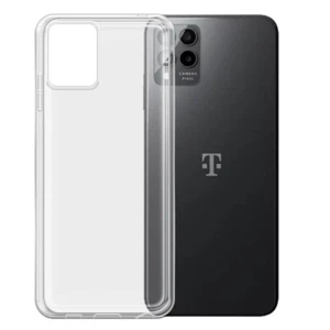 New Transparent Soft Slim TPU Protective Back Case for T-Mobile Revvl 6 Pro 5G - Picture 1 of 1