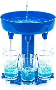 6 Ways Shot Dispenser and Carrier for Party (6 cups included) - Picture 1 of 2