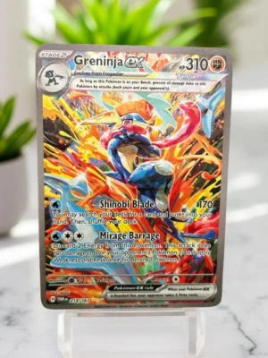 Greninja Ex Gold Metal Pokemon Card Collectible Gift/Display - Image 1 of 2