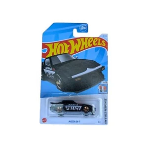 2024 Hot Wheels 1st Response Series BLACK MAZDA RX-7 Police Car New MIB Rare HTF - Picture 1 of 4