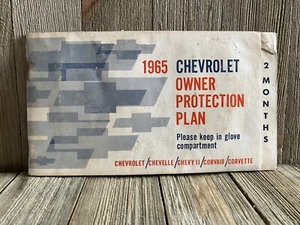 1965 Chevrolet Owner Protection Plan WITH Protect-o-Plate Chevy Monza Vintage - Picture 1 of 8