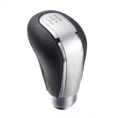 5-Speed Car Handle Gear Stick Shift Knob Manual Shifter Lever w/3 Size Adapters - Image 1 of 4