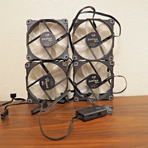 INWIN Jupiter AJ120 High Air Flow Addressable RGB 120mm + Controller | 4 PC Fans - Afbeelding 1 van 13