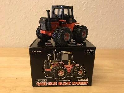 Case 1470 Black Knight 4WD Tractor With Duals 1/64 Ertl Collector Edition - Image 1 of 4