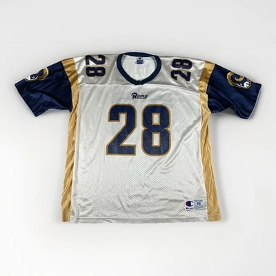 Camiseta Marshall Faulk St. Louis Rams Champion Talla Grande XL 48 Foto 1 de 4