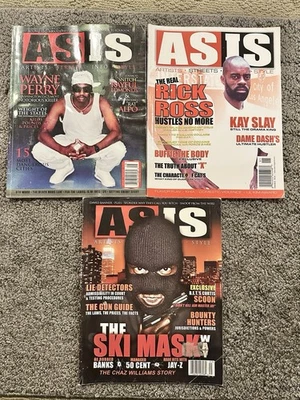 ASIS Magazine Lot Rick Ross Wayne Perry 50 Cent Dj Kay Slay Jay-Z Rap Hip Hop - Image 1 of 2