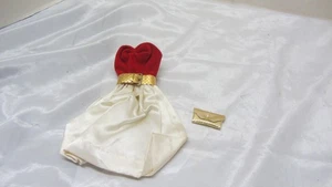 VINTAGE BARBIE SILKEN FLAME KLEID GÜRTEL UND HANDTASCHE CLUTCH - Bild 1 von 5