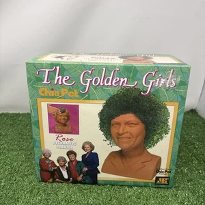 Chia Pet Golden Girls (Rose) Decorative Pottery Planter Desk Plant - Picture 1 of 7
