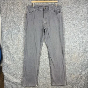 Vintage Wrangler Jeans Mens 36x32 Gray 13MWZ Cowboy Cut Rodeo Made In USA 90s - Picture 1 of 13