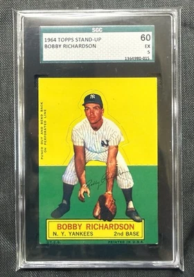 1964 Topps Stand Ups Bobby Richardson SGC 5 EX Yankees - Image 1 of 2