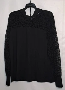 Venus Mesh Black Top Size 1X - Picture 1 of 7