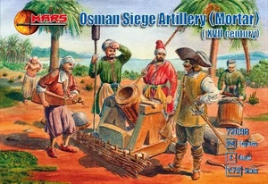 Mars Models 72098 1/72 XVII Century Osman Siege Artillery (Mortar) (24) w/Guns ( - Bild 1 von 1
