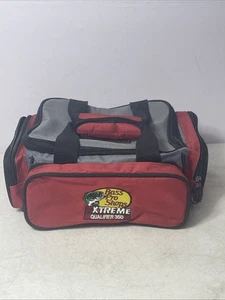 Bass Pro Shops Soft Sided Tackle/Duffel Bag Extreme Qualifier 350 w Baits Red - Picture 1 of 11
