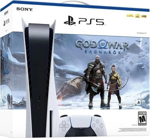 LOW FIRMWARE New Sony Playstation 5 Blu-Ray Console God of War Bundle CFI-1215A - Picture 1 of 2