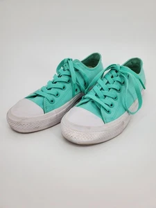 Top bajo Converse Chuck Taylor All Star 2 para mujer talla 7,5 verde agua - Imagen 1 de 13