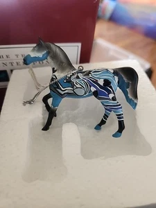 Trail of Painted Ponies Dream Warriors Blue Horse Christmas Ornament 2007 #12415 - Picture 1 of 4