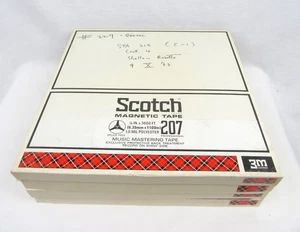 Carretes Scotch 207 con cinta y cajas, 1/4 x 10,5, juego de 4 - usados, envío gratuito - Imagen 1 de 9
