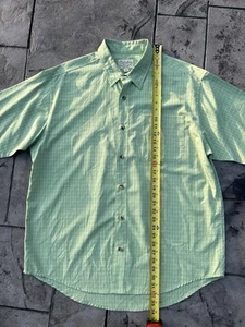 Cabelas men’s shirt Button Up Shirt ,Size L ,Short Sleeve Green - Picture 1 of 10