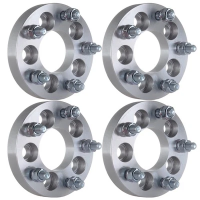 4Pcs 1" 5x100 Wheel Spacers 12X1.5 For Dodge Caravan 1996-00 Scion tC 2005-10 - Image 1 of 4