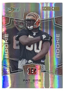 2008 Score Select Scorecard #388 Pat Sims RC Cincinnati Bengals /100 - Picture 1 of 2