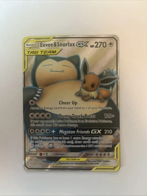 Eevee & Snorlax GX Tag Team Full Art 171/181 - Image 1 of 2