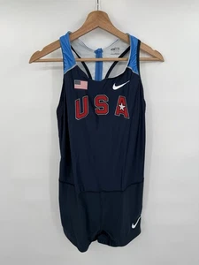 Nike Women’s Pro Elite Sponsored Team USA Olympics Speedsuit Skinsuit Size XXL - Bild 1 von 8