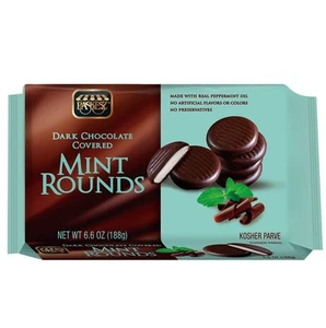 4x Paskesz Dark Chocolate Covered Mints, 188 Grams, From Israel, Kosher - Picture 1 of 1